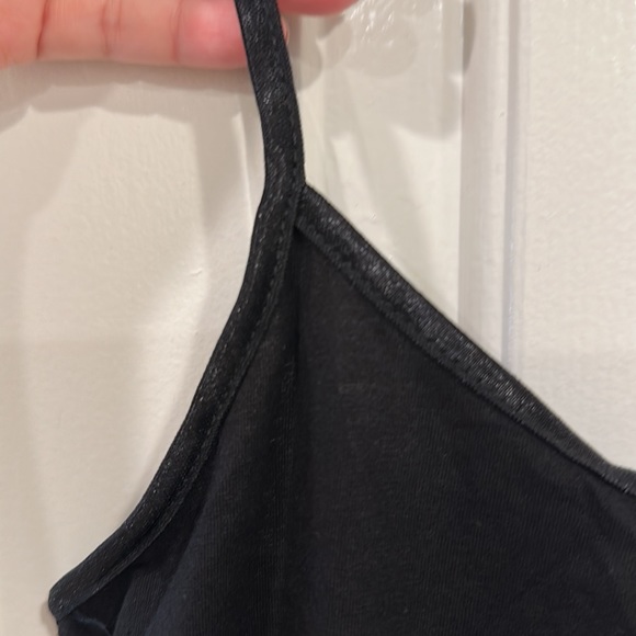 NWOT Black Adjustable Tank Bodysuit - Picture 3 of 6